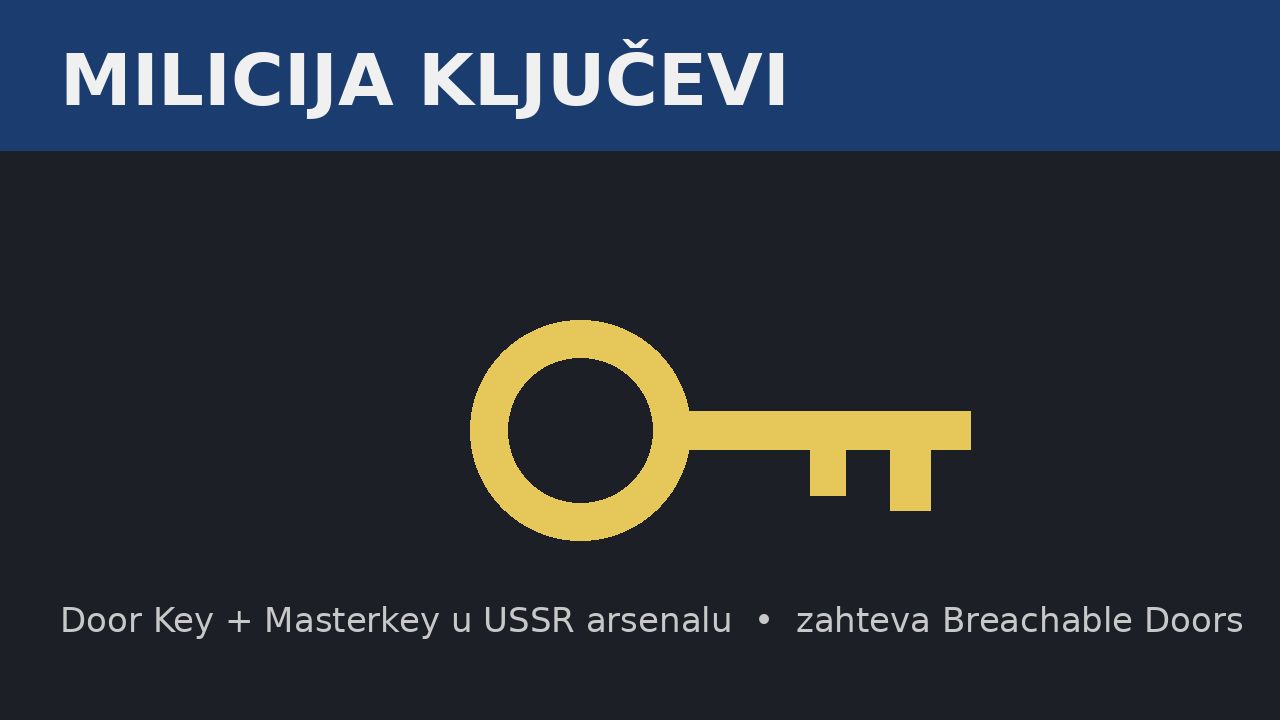 Milicija Kljucevi preview