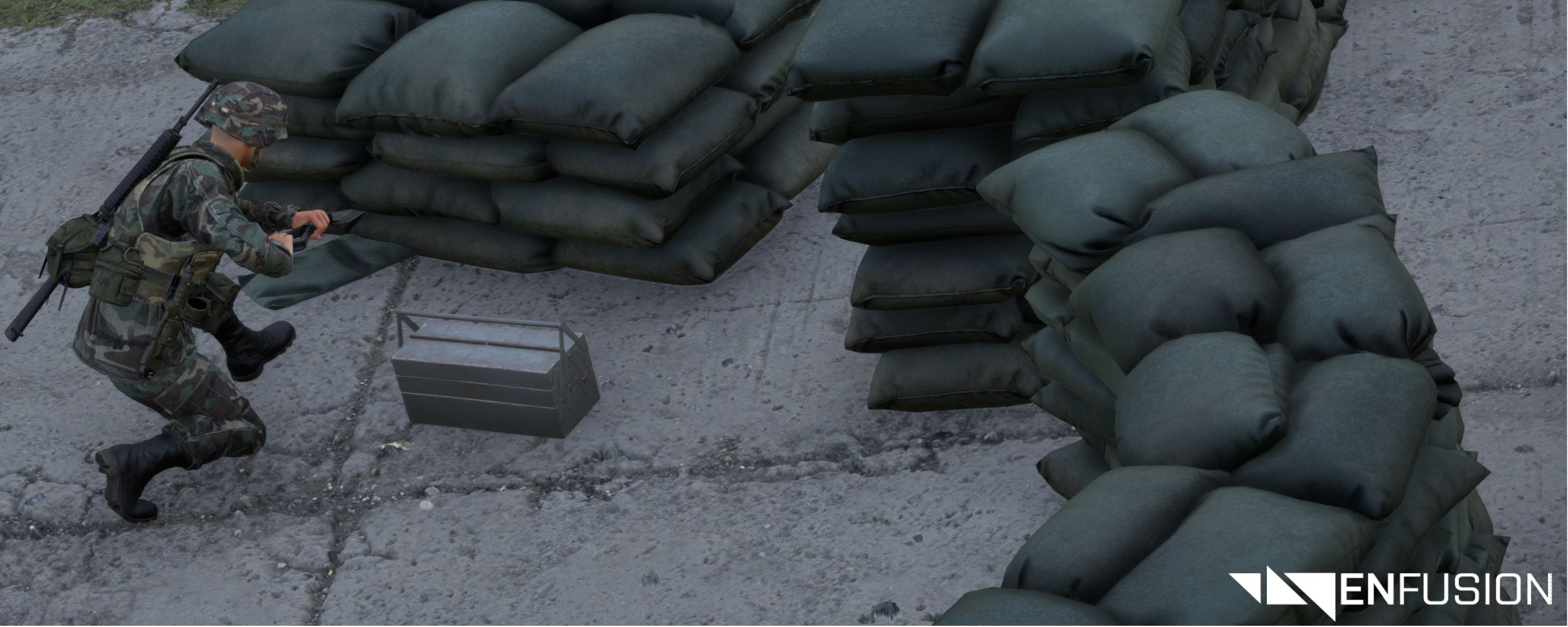 Sand Bag Re-Arming Box
