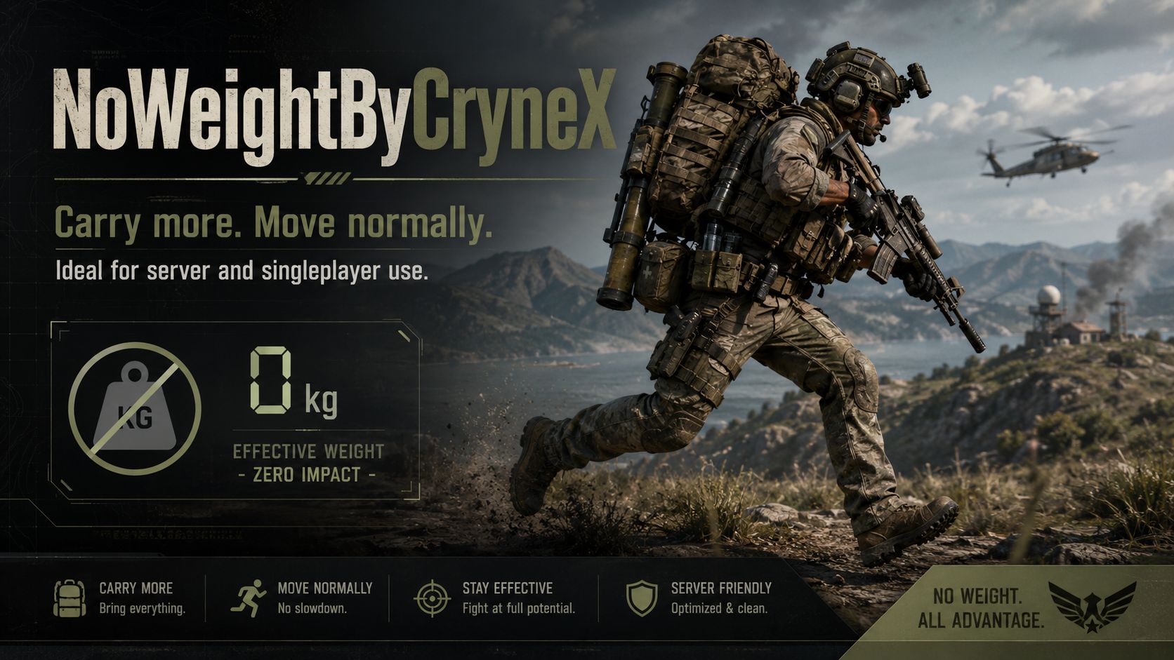 NoWeightByCryneX preview