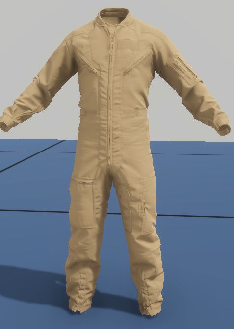 Tan Flight Suit