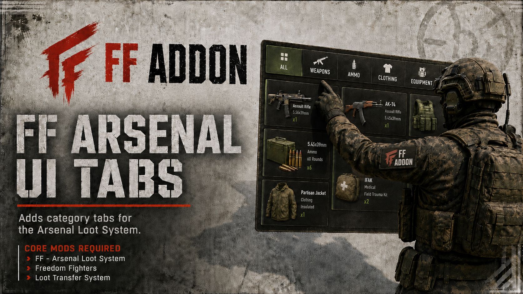 FF_Arsenal_LTS_UI Tabs preview