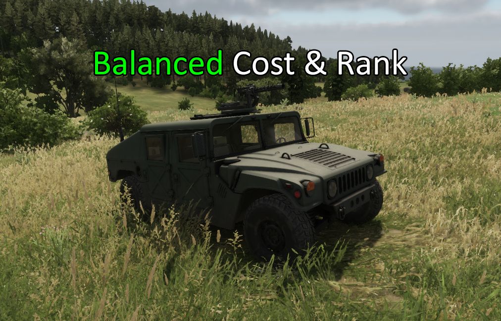 WCS HMMWV Balancing Changes