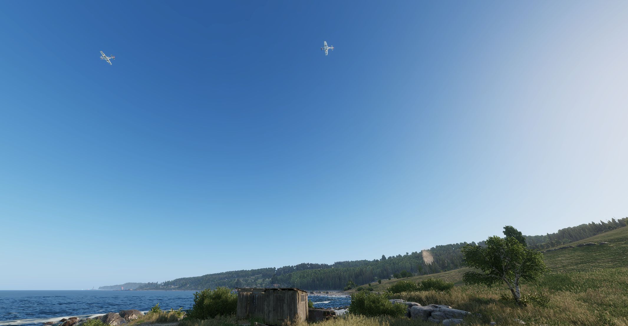 Pingus WW2 - P-51D and Bf109G preview