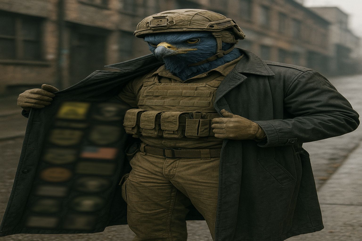 Blue Falcon Patch Pack