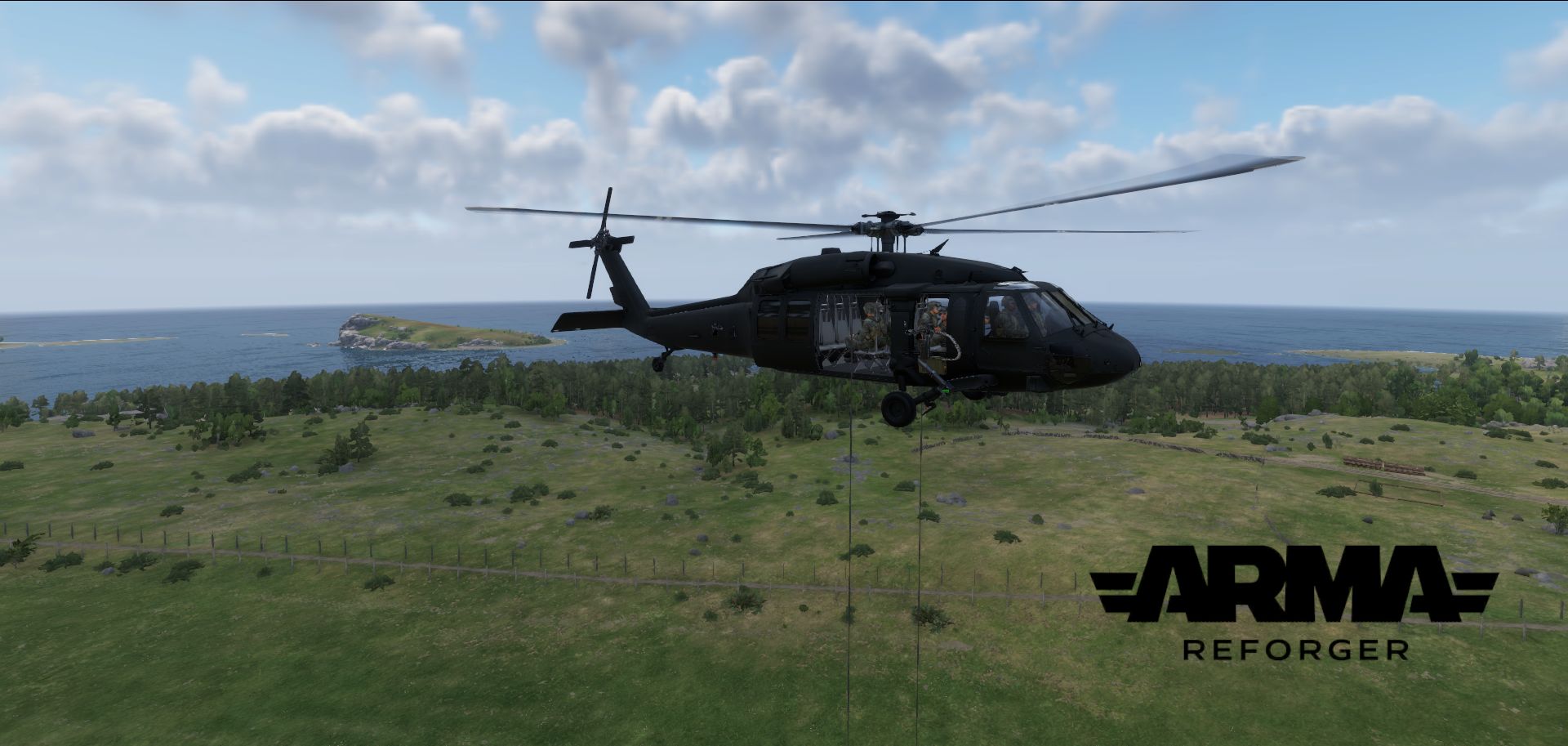 MH60 DAP - Fastroping