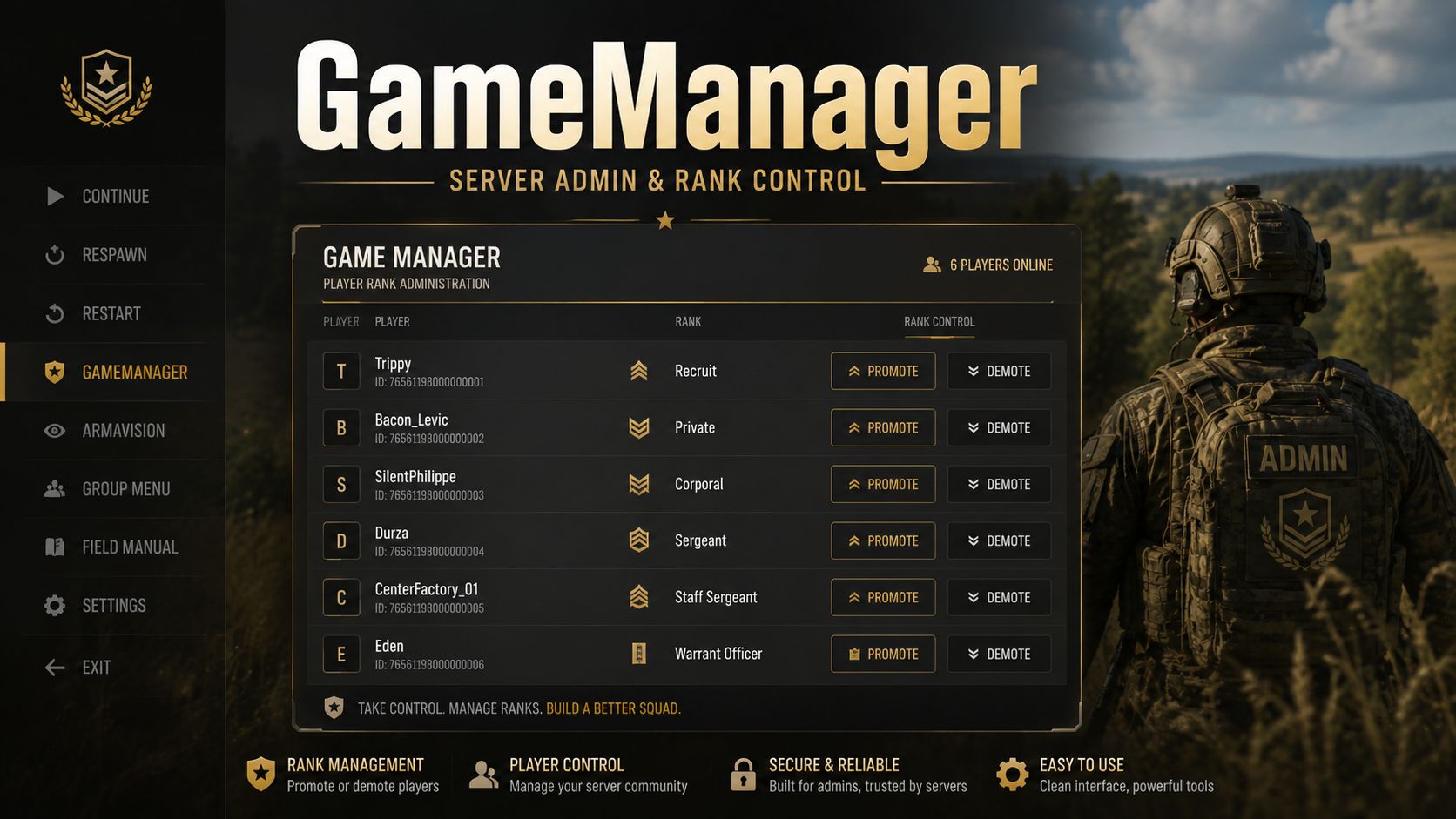 RankManager preview