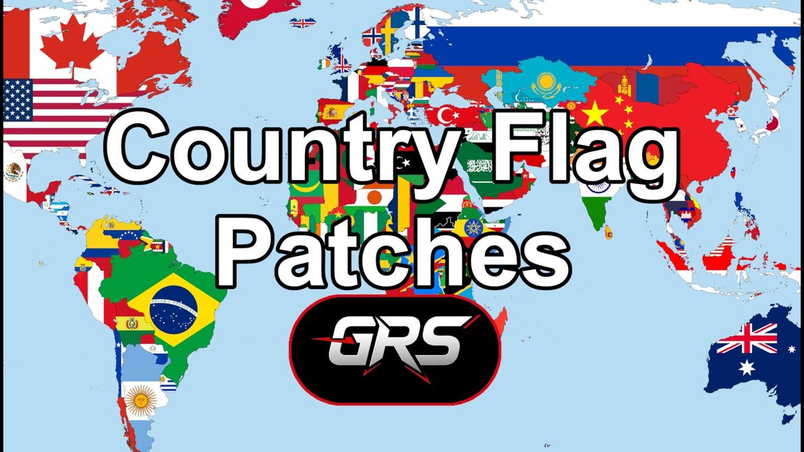 GRS - Country Flag Patches