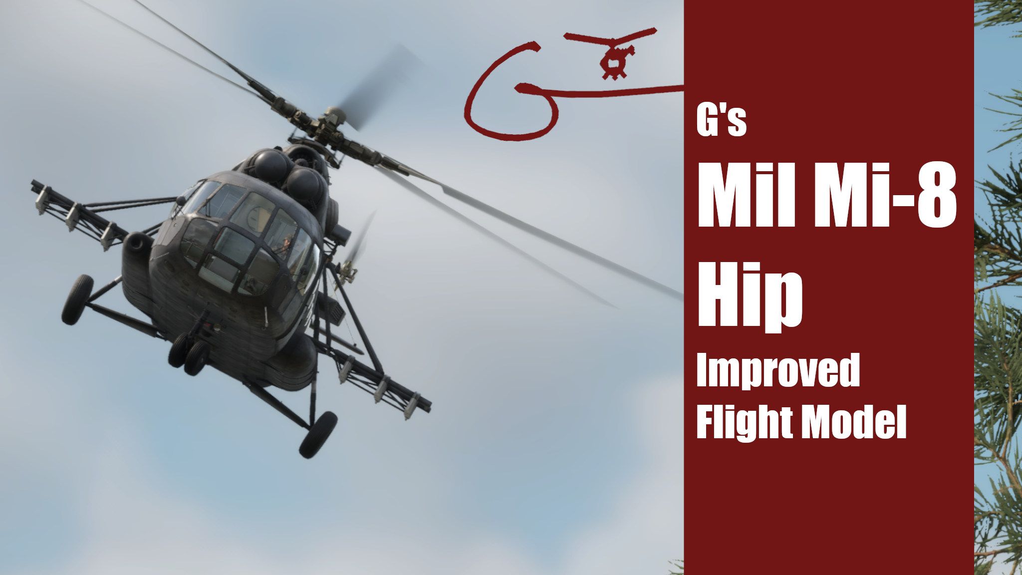 Gs Mil Mi-8 Hip Flight Model preview