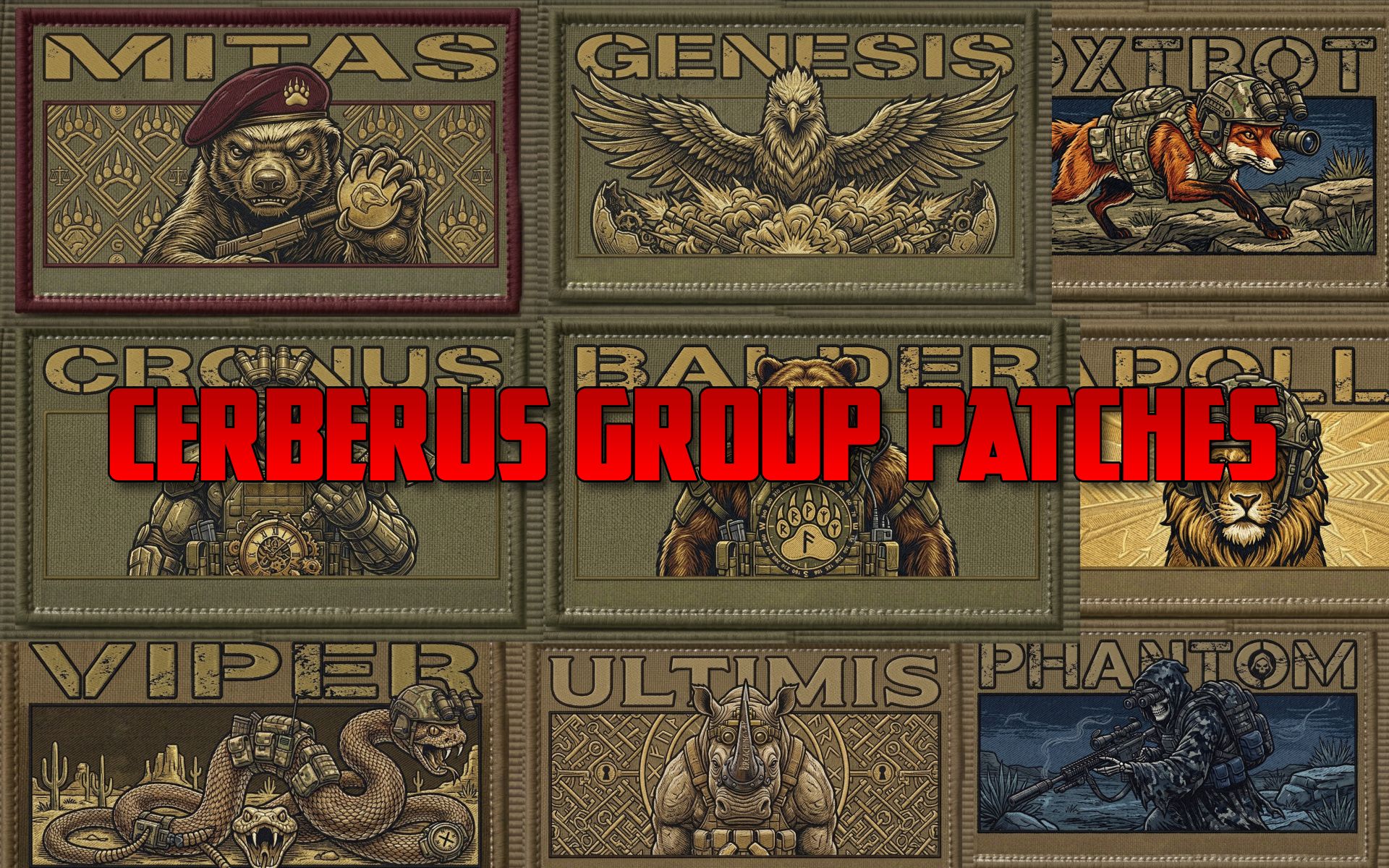 Cerberus Group Patches preview