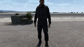 Blacked out US uniform