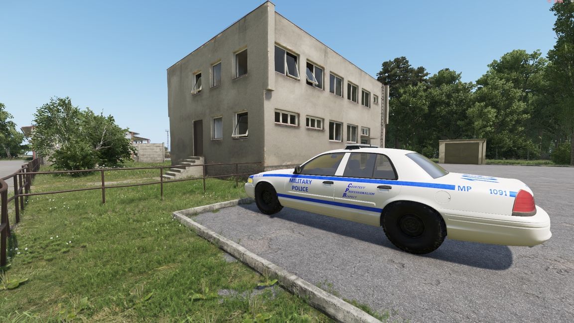 Military Police Vehicle Sedan