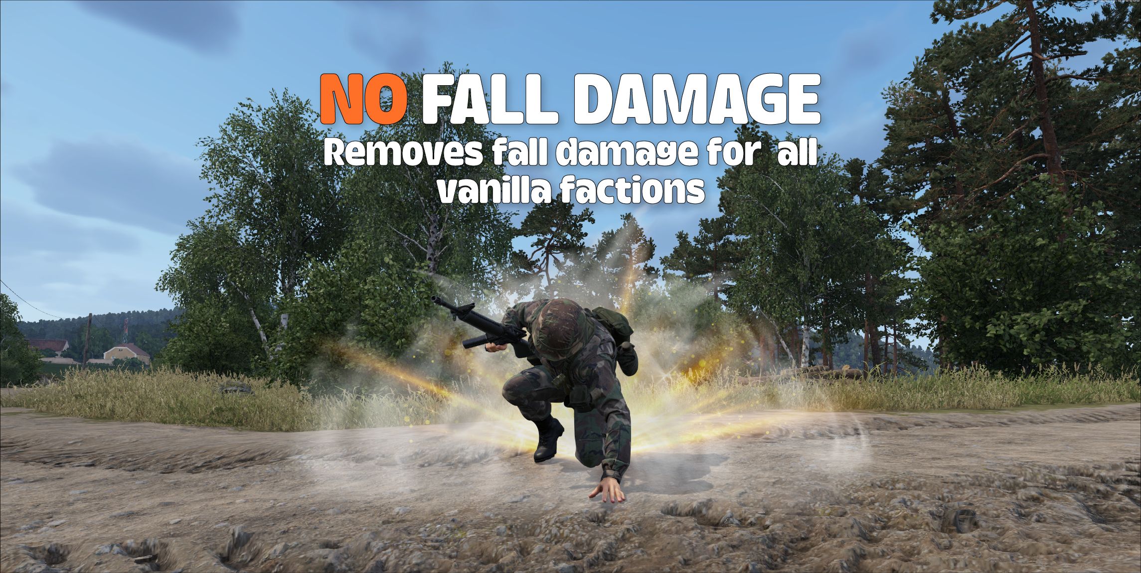 No Fall Damage Arma