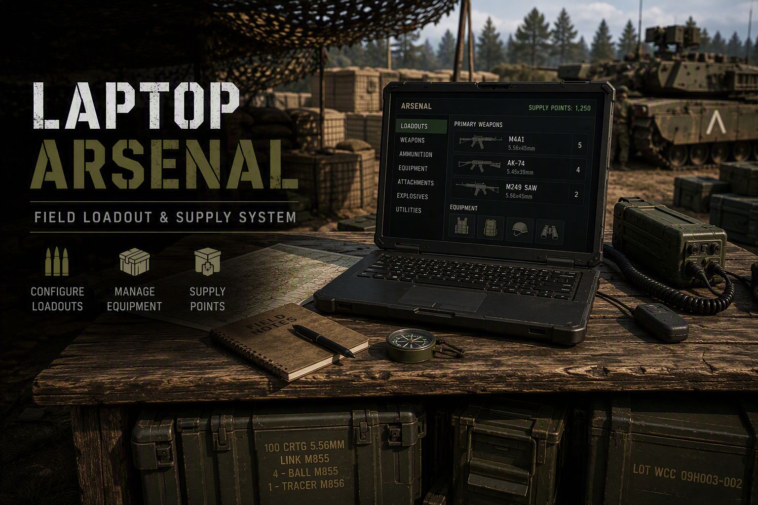Laptop Arsenal preview