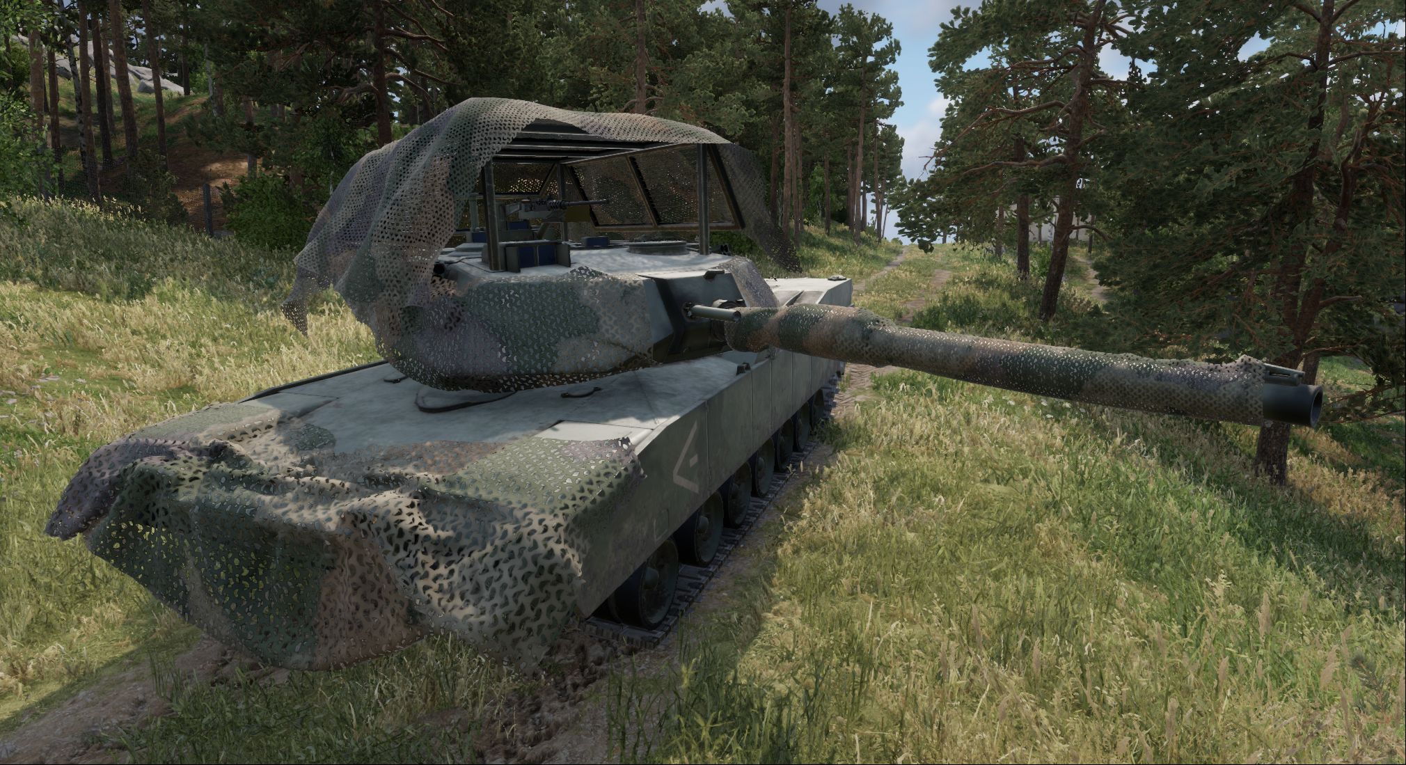 M1 ABRAMS DRONE CAGE MODEL preview