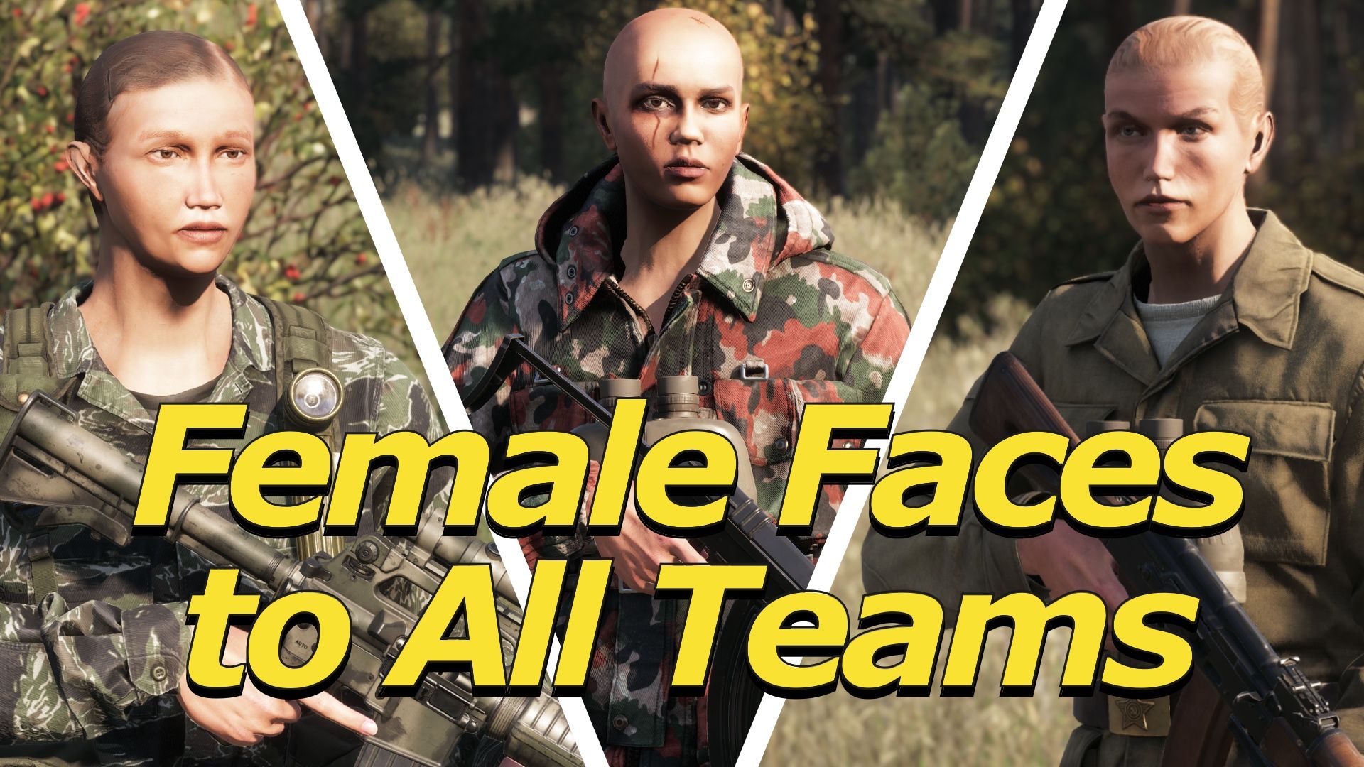 Female Faces to All Teams preview
