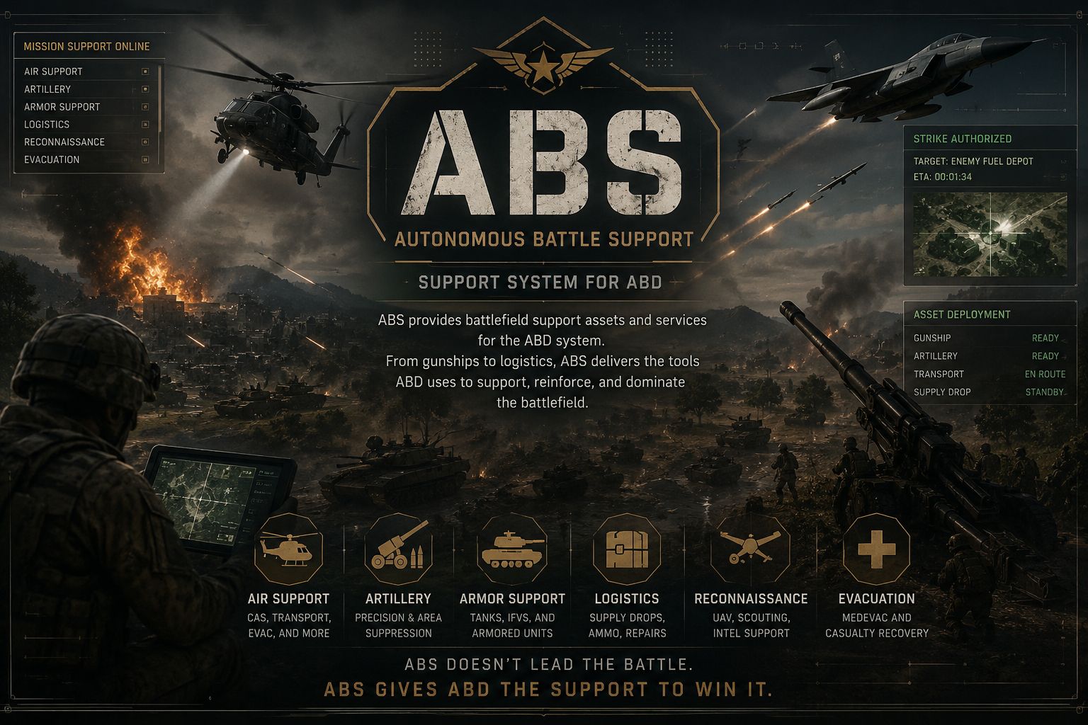 Adaptive Battle Support preview
