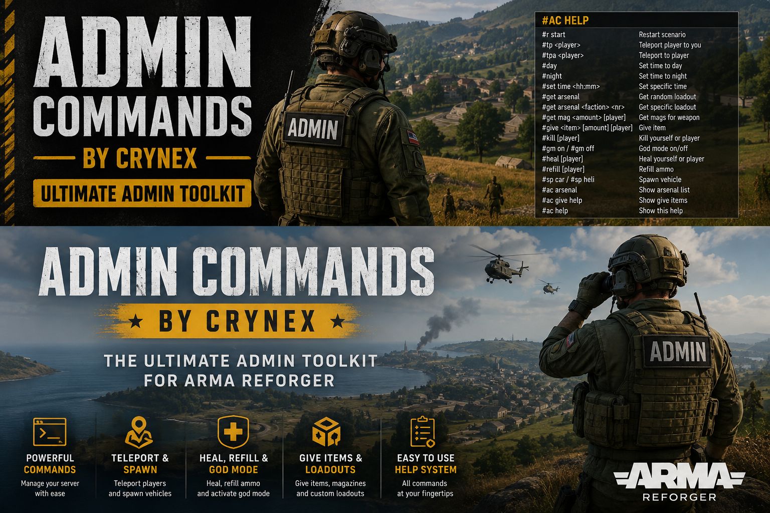 AdminCommandsByCryneX preview