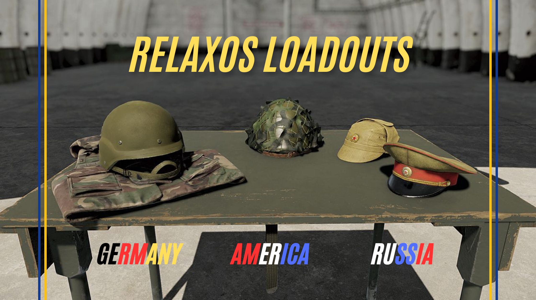 Relaxos Loadouts