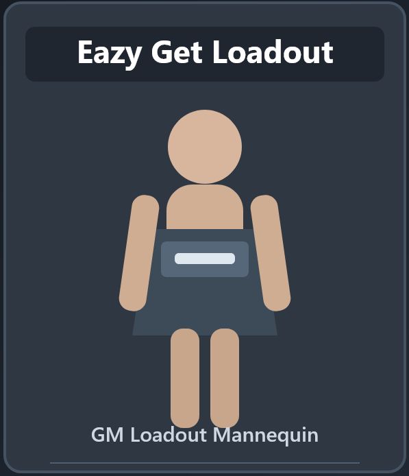 Eazy Get Loadout preview