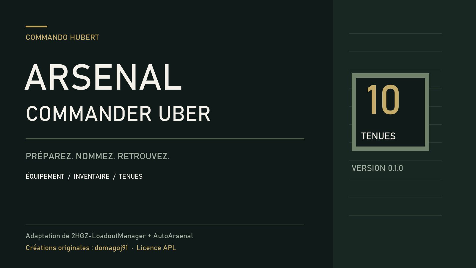 Arsenal Commander Uber preview