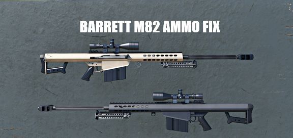 Barrett M82 Ammo Weight Fix