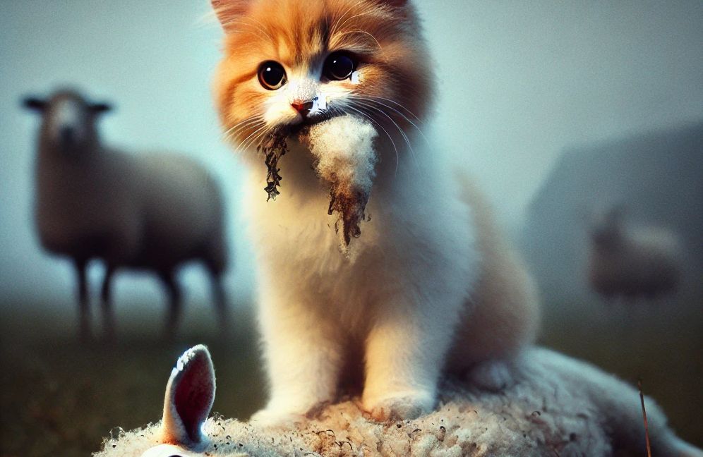 Cat_EATS_Sheep_Zarichne