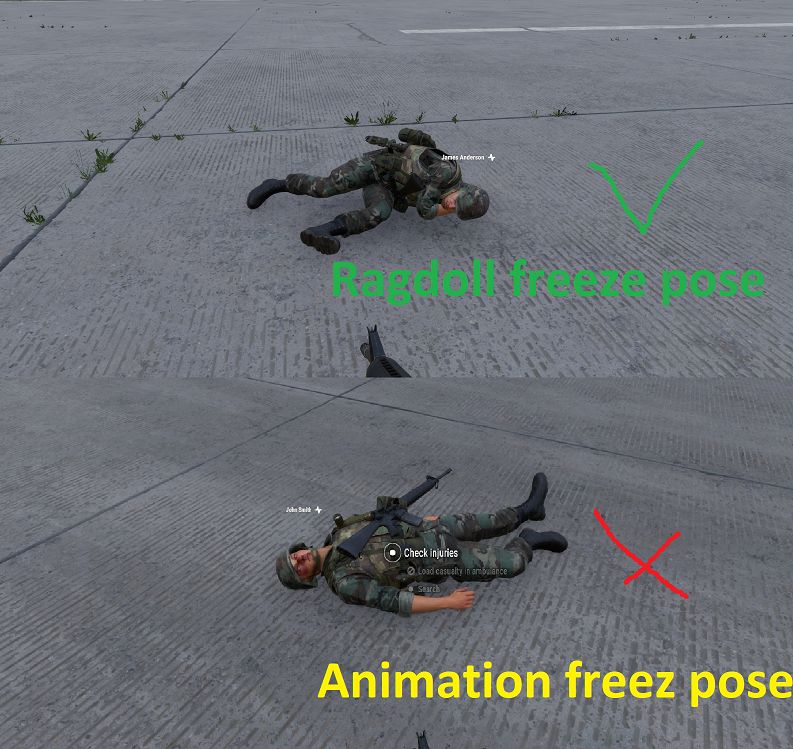Ragdoll unconscious state preview