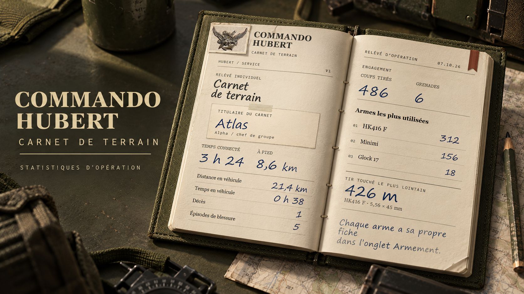 Commando Hubert - Carnet preview