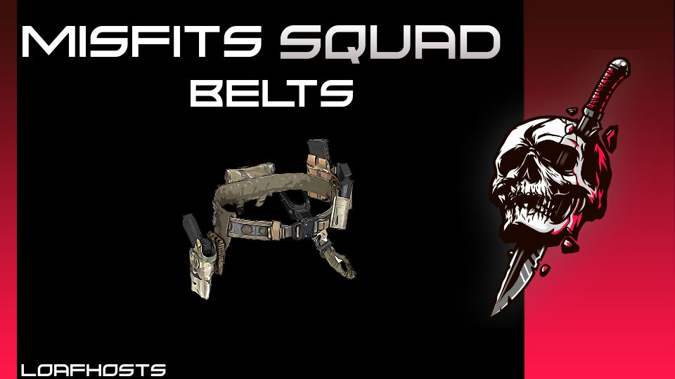Misfits Squad Belts