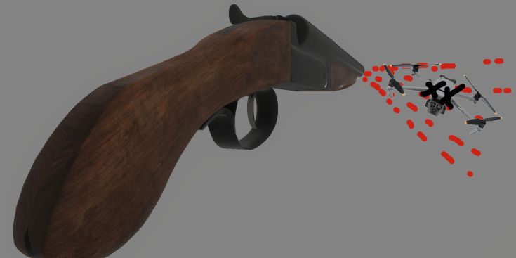 Antidrone Shotguns more spread