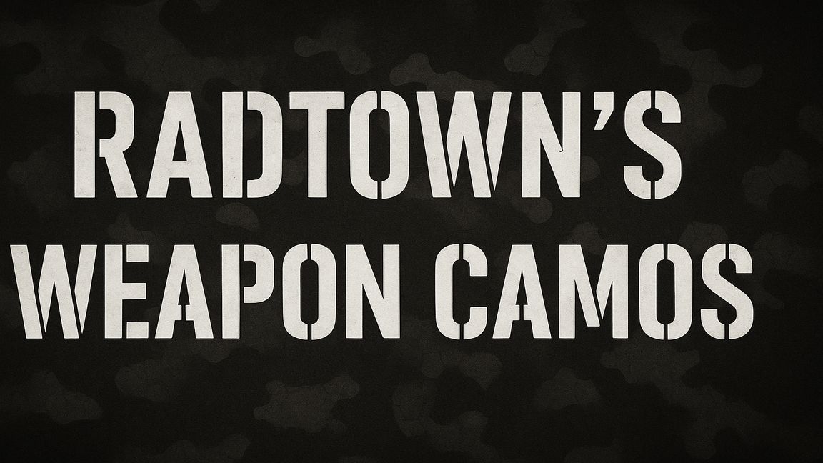 Radtowns Weapon Camos