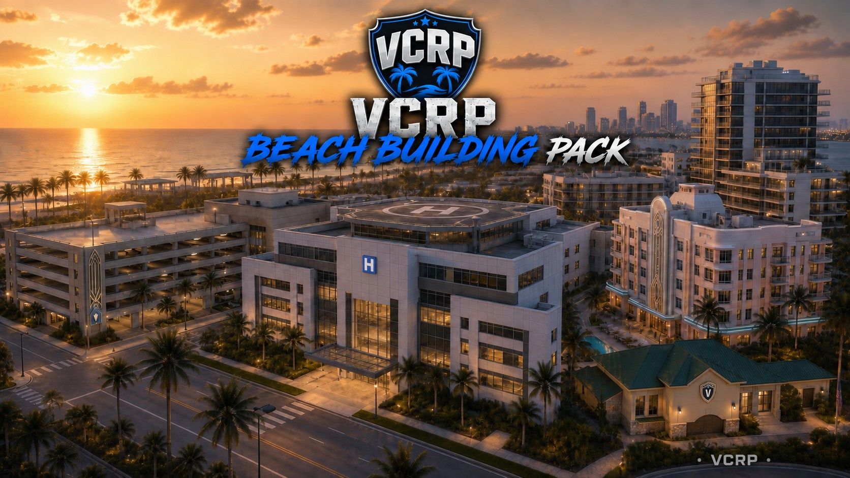 VCRP Beach Building Pack preview