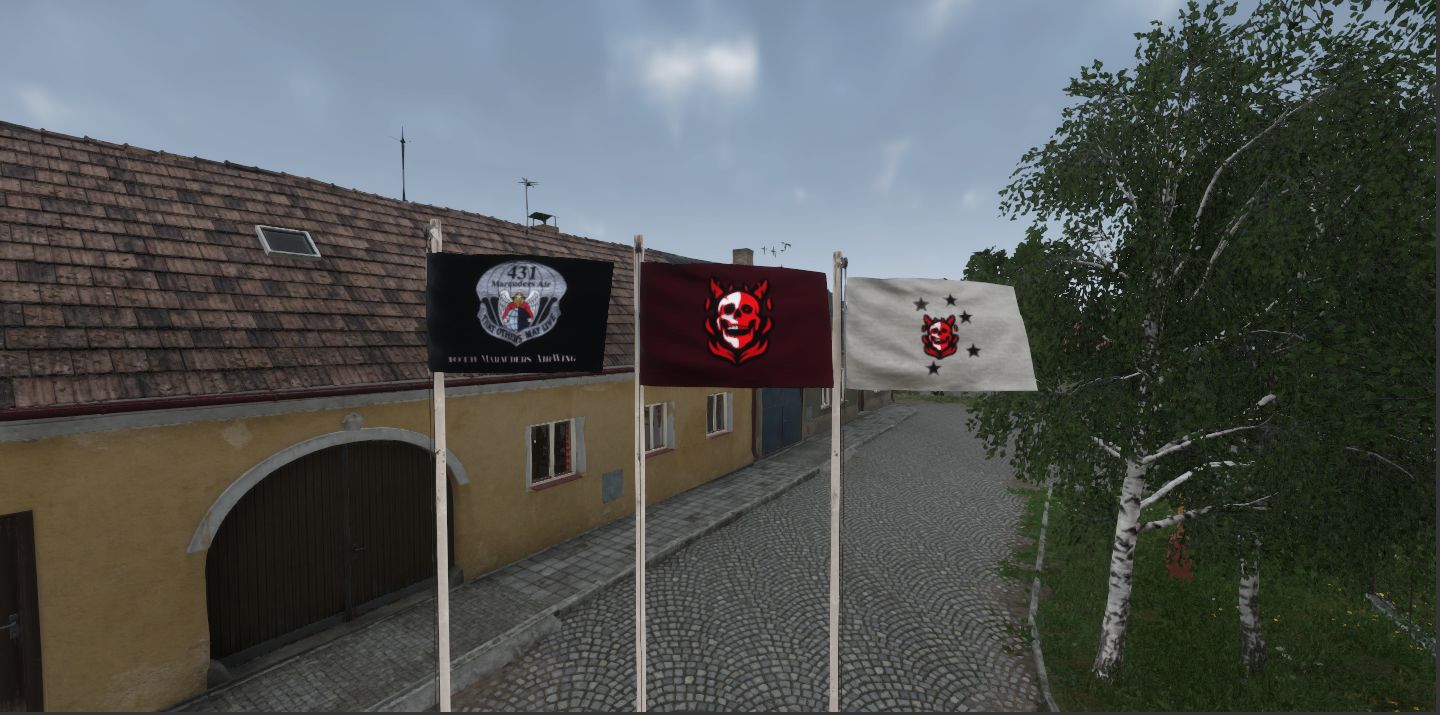 DG 10th Marauders Flags