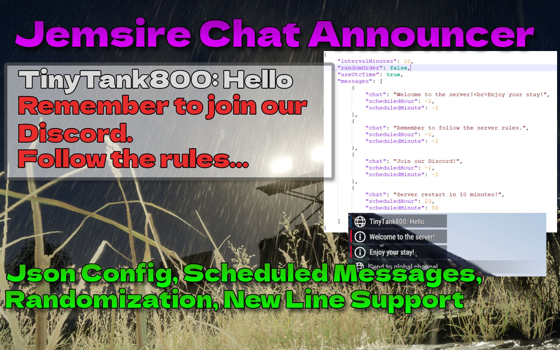 Jemsire Chat Announcer preview