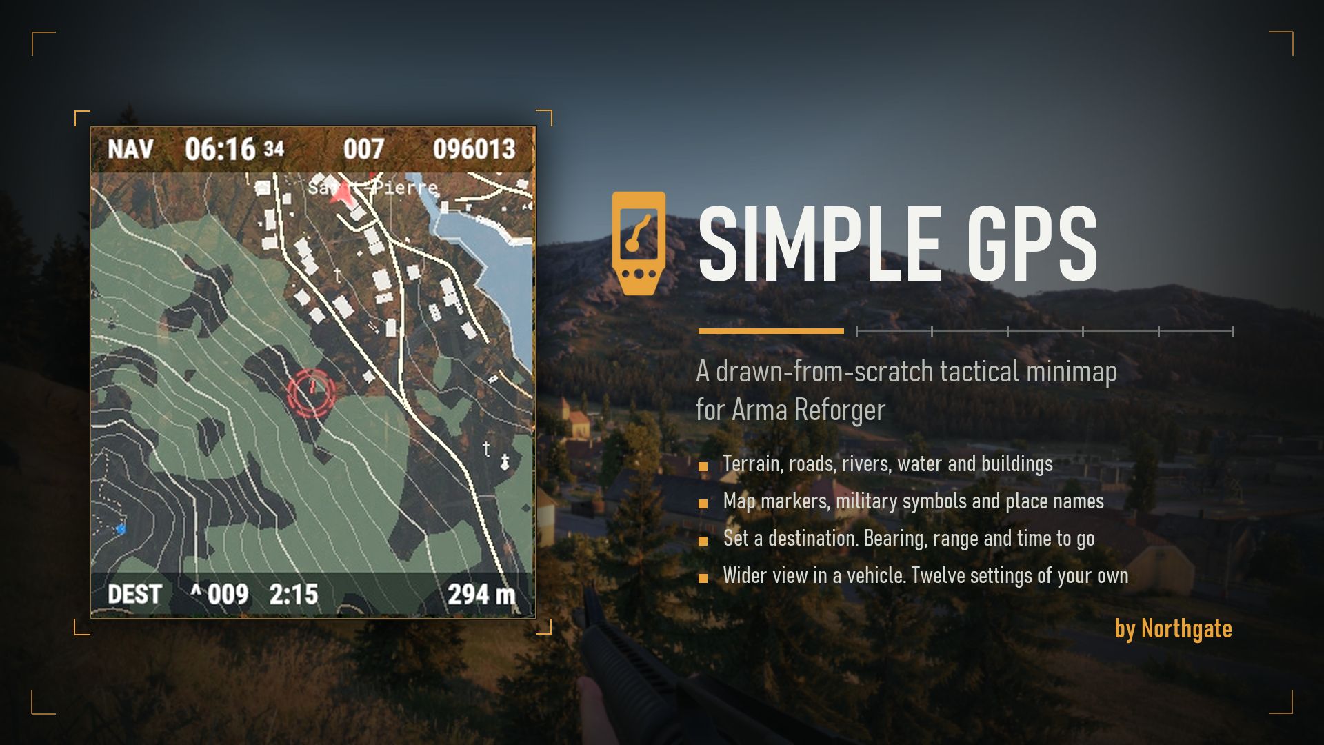 Simple GPS preview