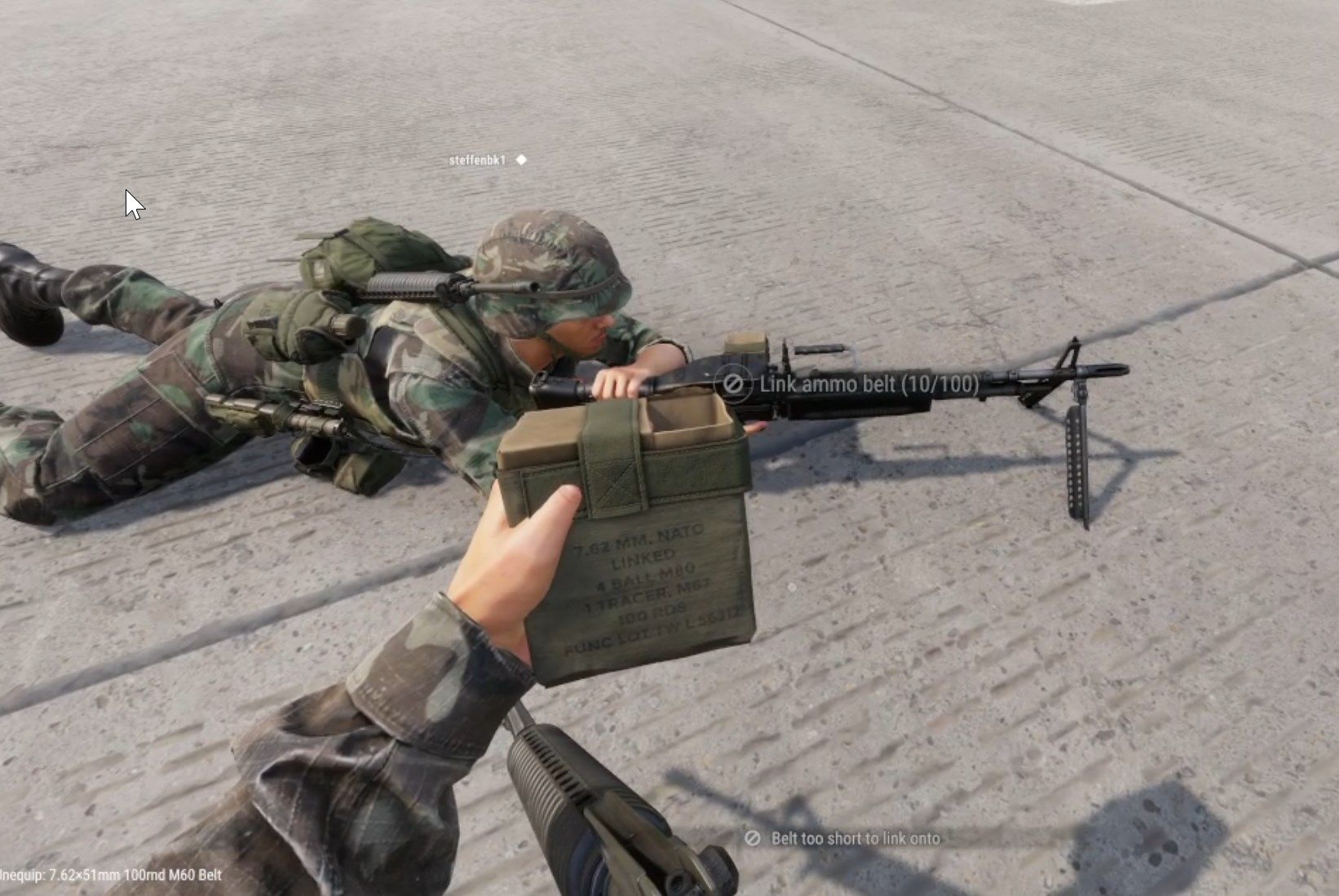 Assistant machine gunner preview
