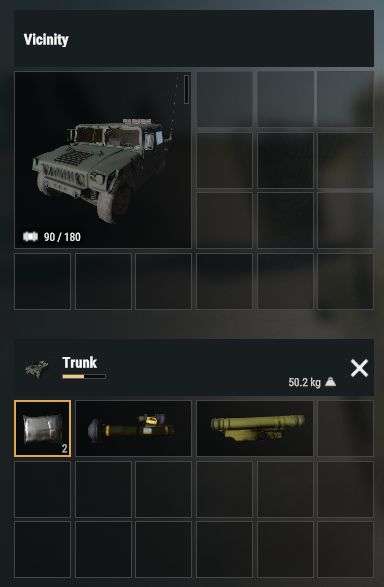 WZ Launchers in Vehicles