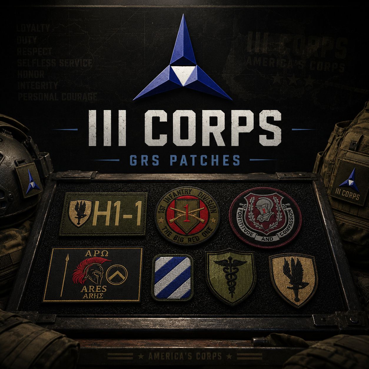 III Corps Patches- GRS preview