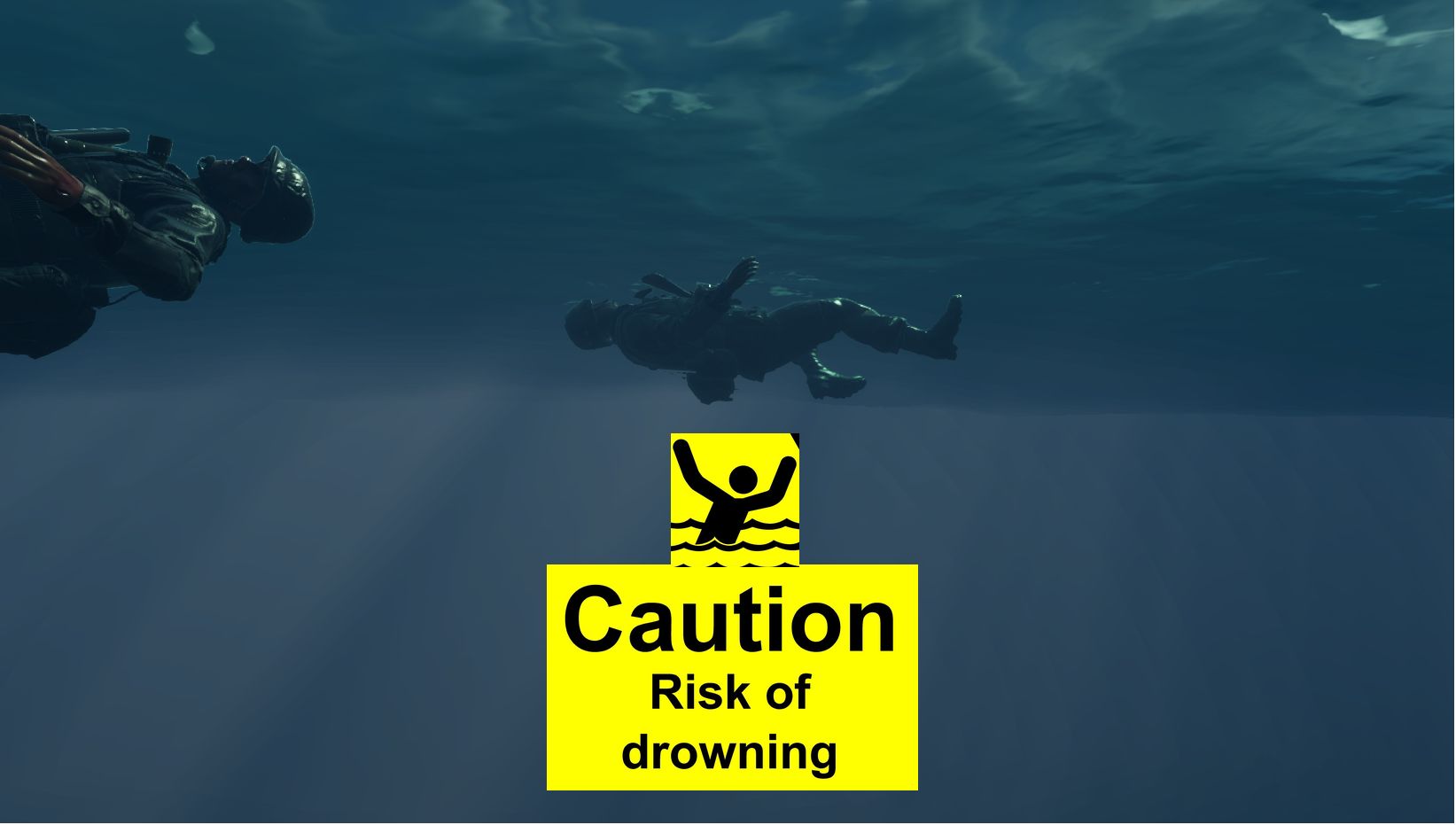 Real swimming and drowning preview