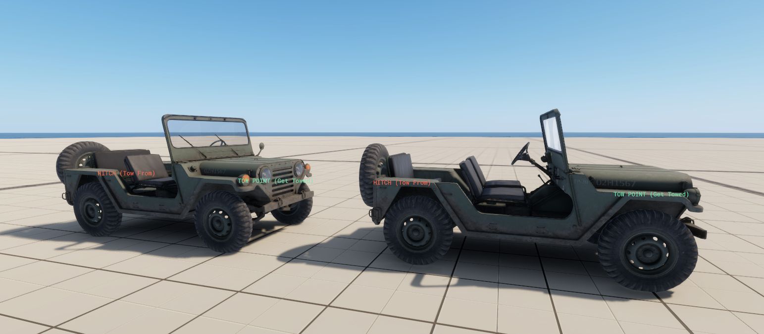 Vehicle towing framework preview