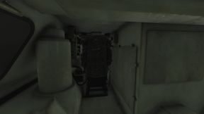 Backpack visible in vehicle