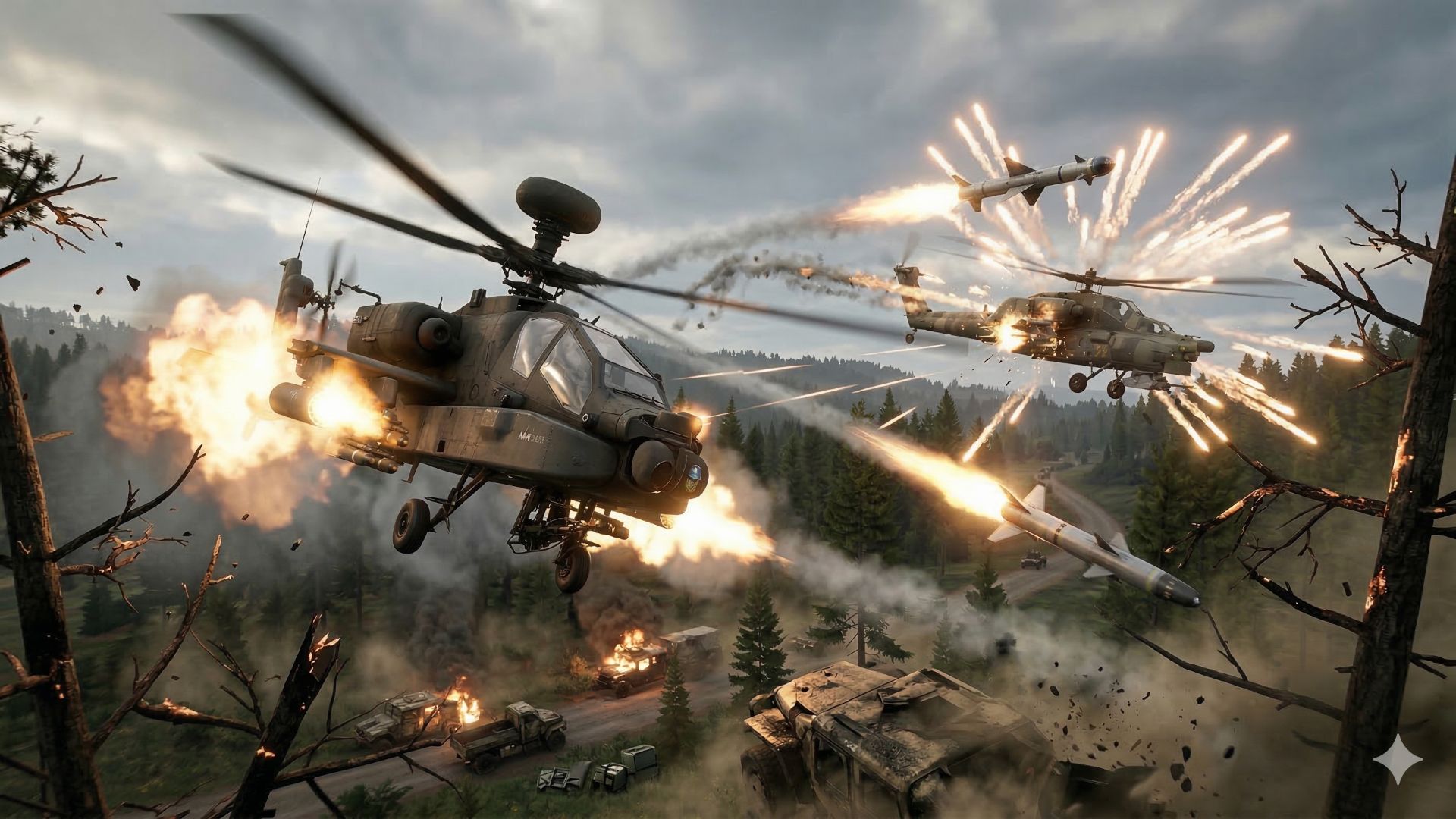 AI - Attack Helis With Missles preview