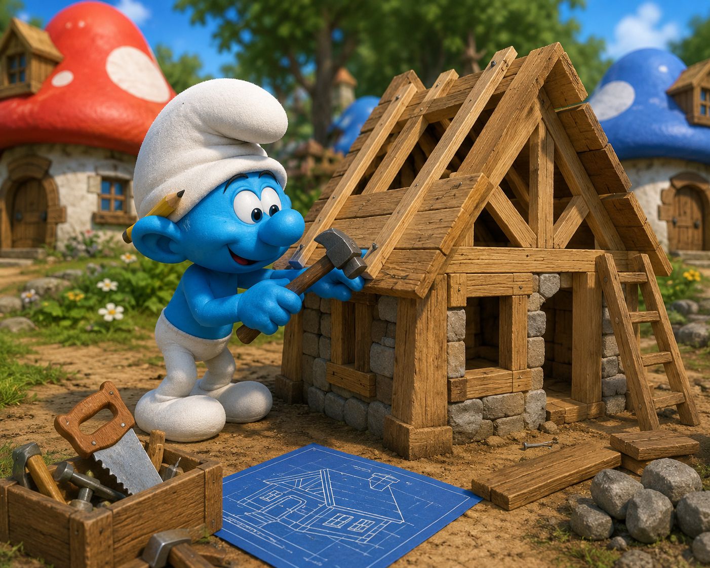 Smurfs Base Building System preview