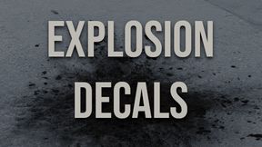 Explosion Decals