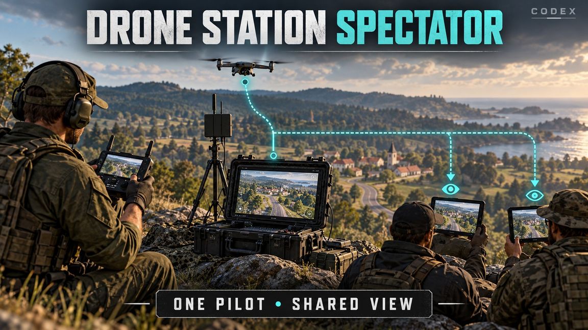 CODEX Drone Station Spectator