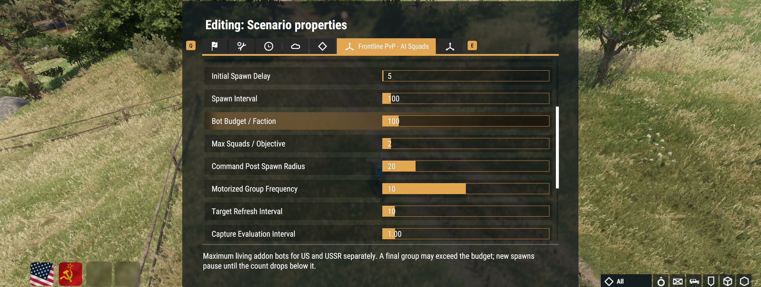 Frontline PVP - AI squads preview