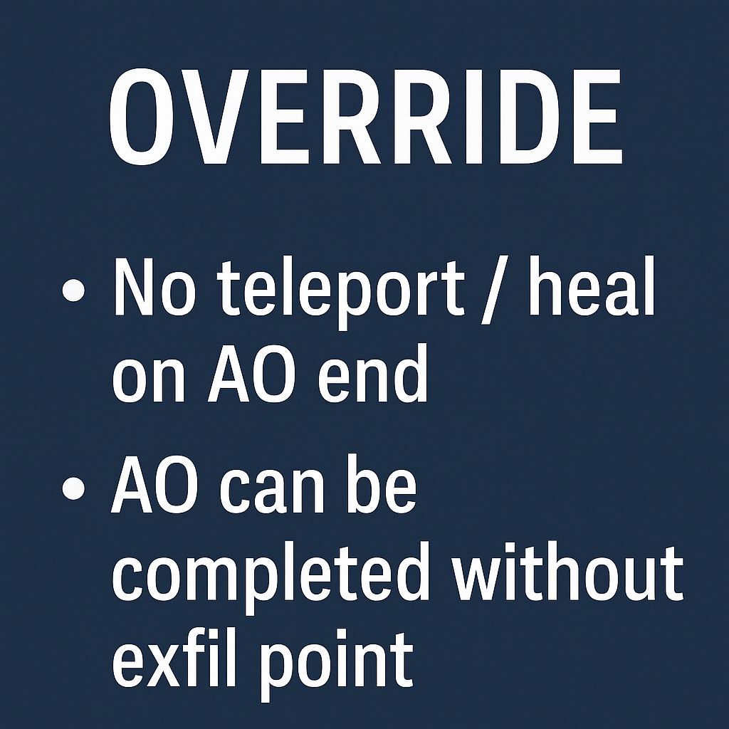 No TP and Exfil Point COE2