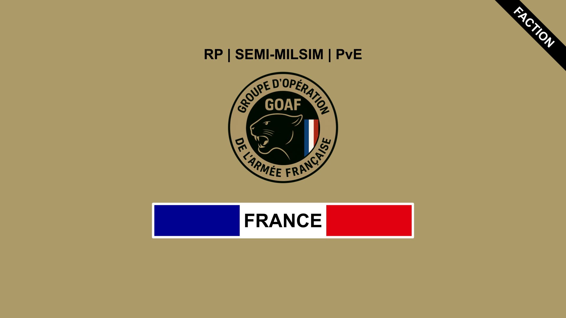 GOAF Faction FRANCE preview