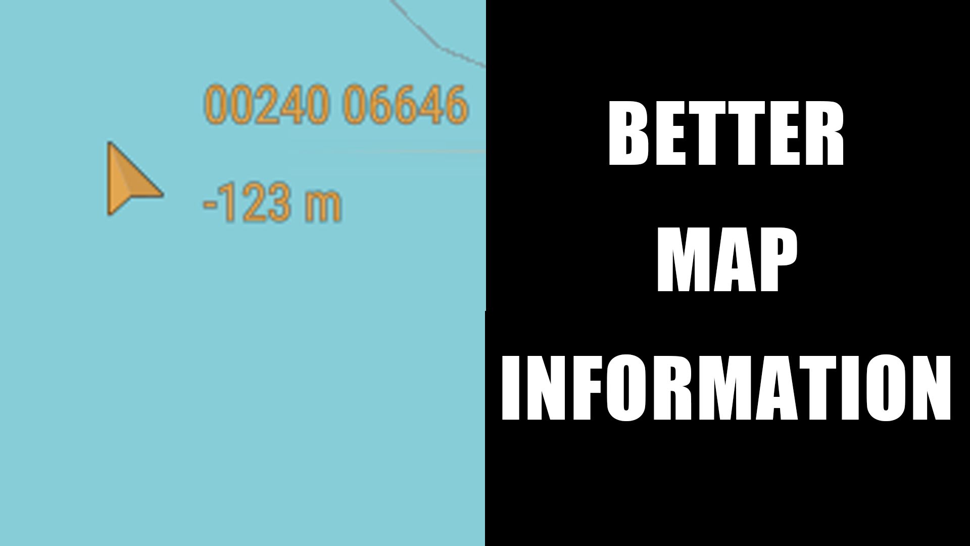 Better map information preview