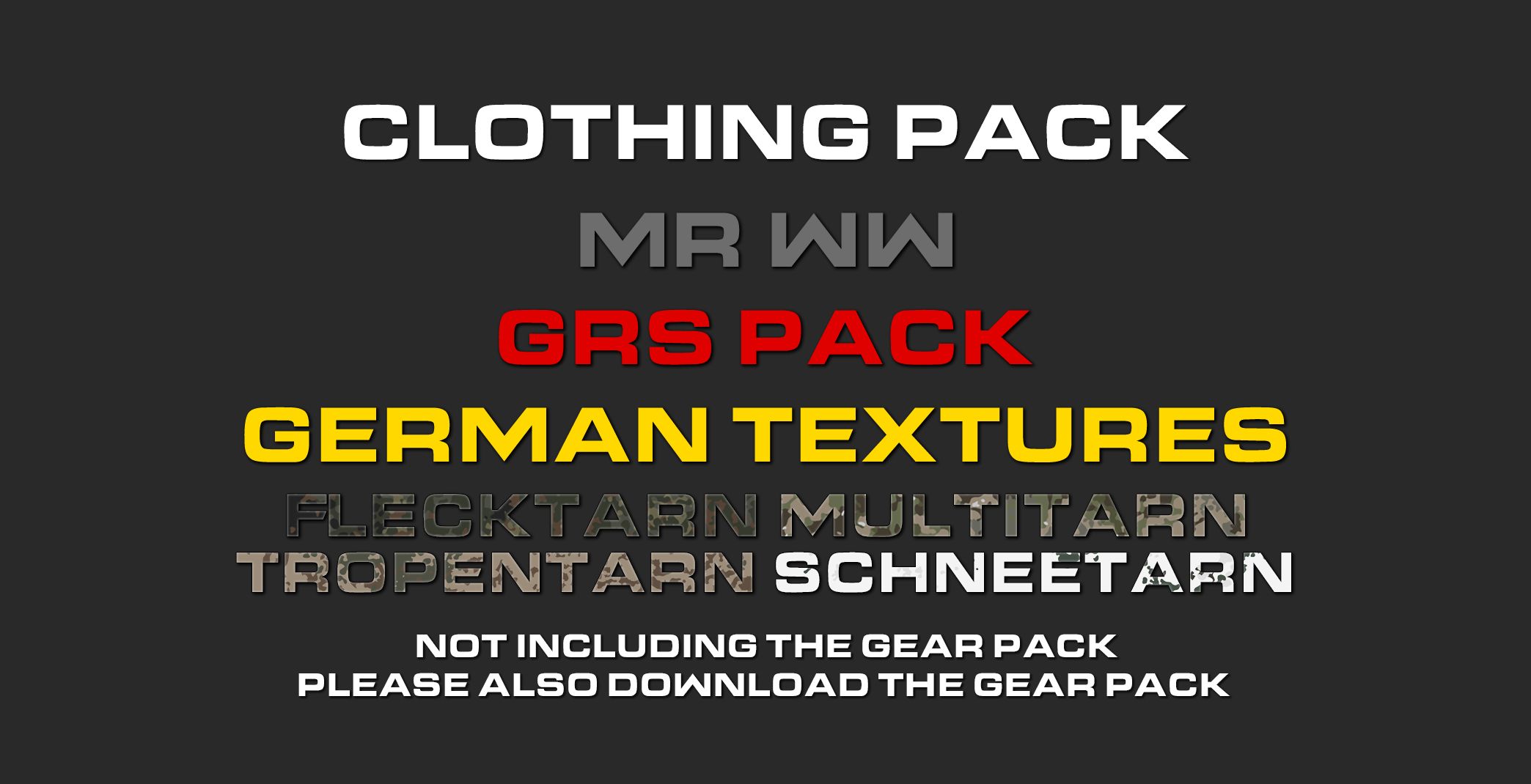 GRS - Germany CLOTHING MrWW